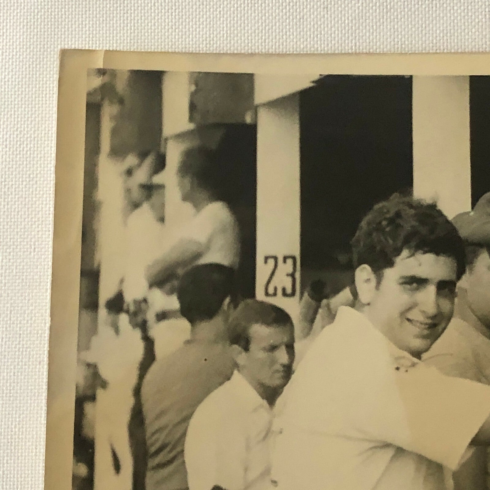 Vintage Racing Photo Photograph Crew or Drivers ? 