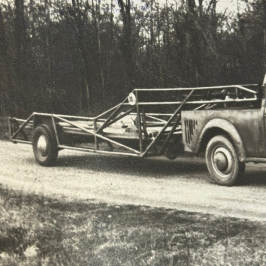 Custom Volkswagen Beetle Factory Truck Photo Photograph Print German Crash Test