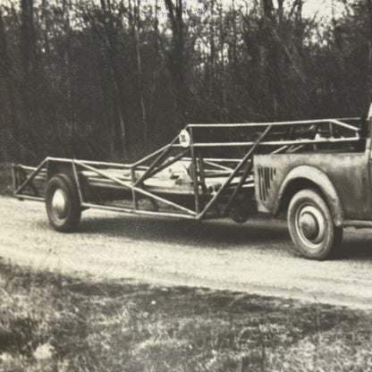 Custom Volkswagen Beetle Factory Truck Photo Photograph Print German Crash Test