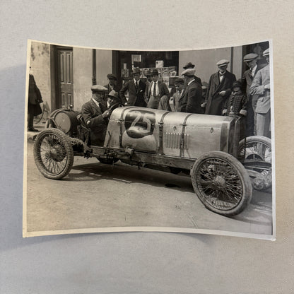 1922 Tourist Trophy TT Race Racing Photo Photograph Vintage Enfield Allday Car