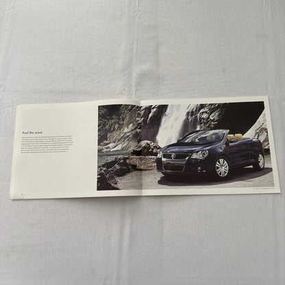 2009 Volkswagen VW Eos Convertible Roadster Sales Brochure Catalog Canadian