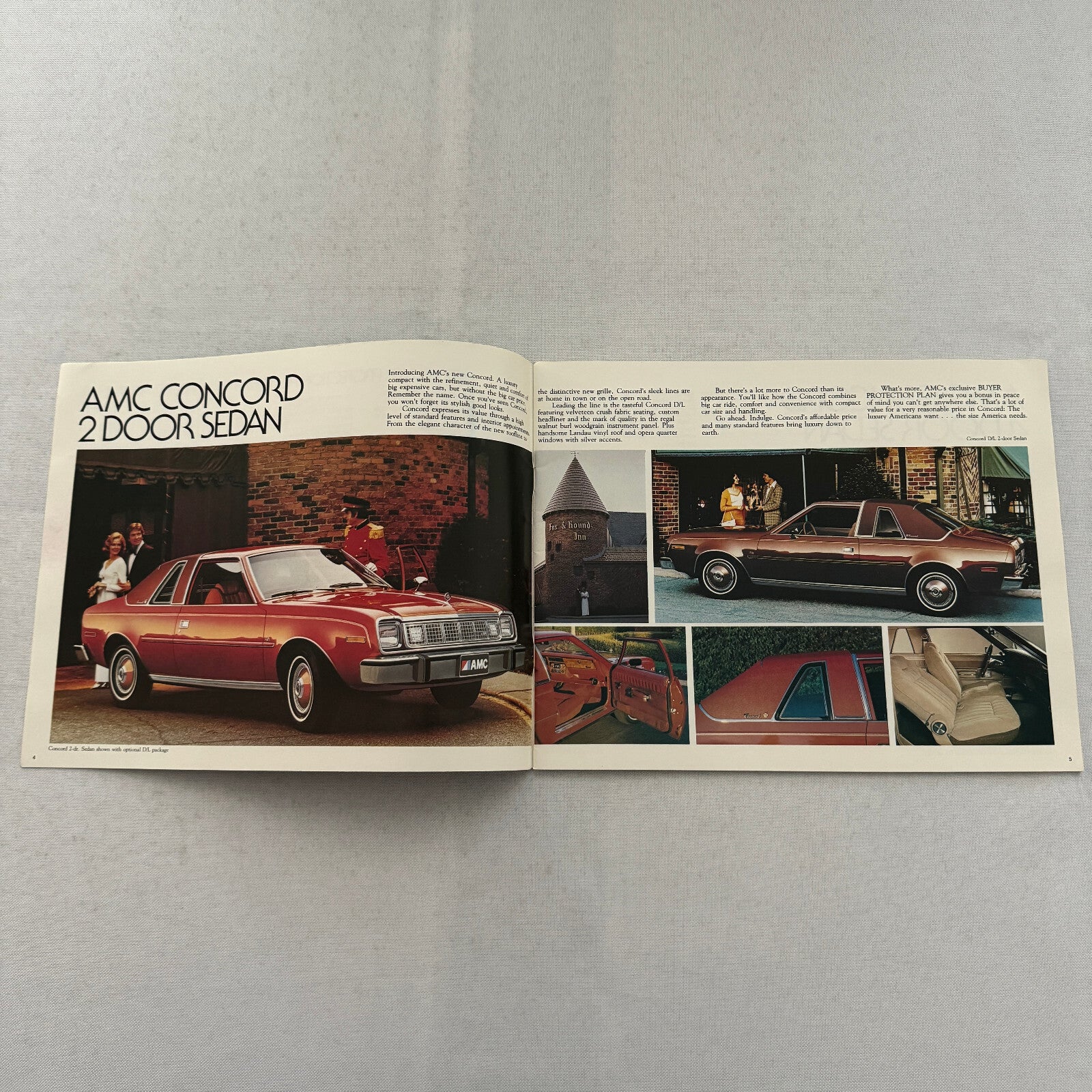 1978 AMC Car Sales Brochure Catalog AMC Concord Pacer Gremlin AMX Matador