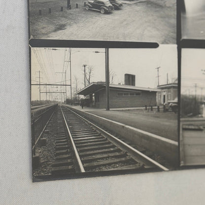 Vintage Pennsylvania Railroad Photo Contact Sheet Photograph Al Paul Lefton