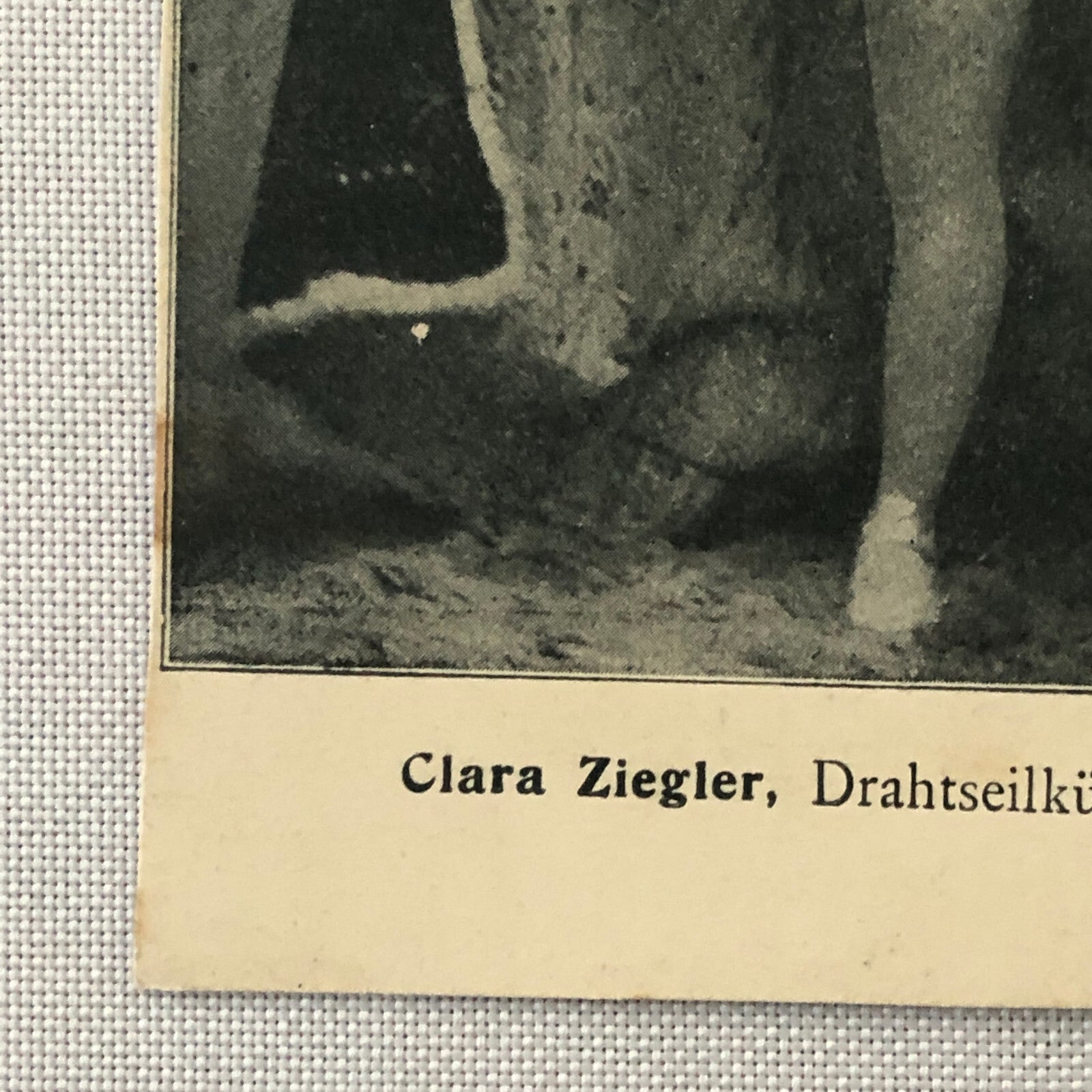 Circus Performer Dancer Act Woman in Costume Postcard Post Card Clara Ziegler