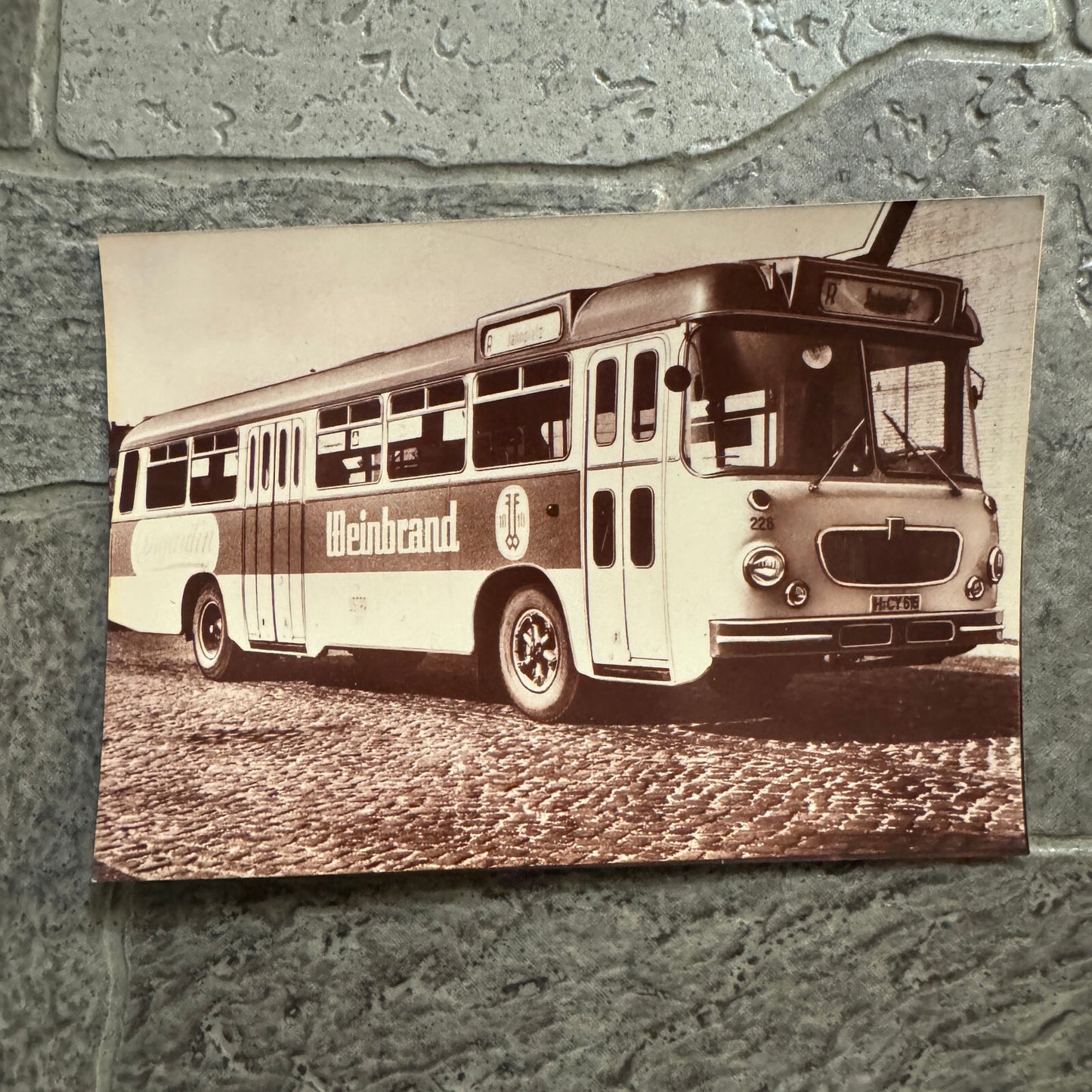 Vintage Bus Photo and Postcard Lot 6x German