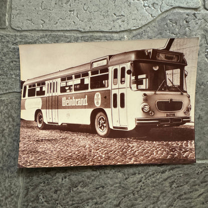 Vintage Bus Photo and Postcard Lot 6x German