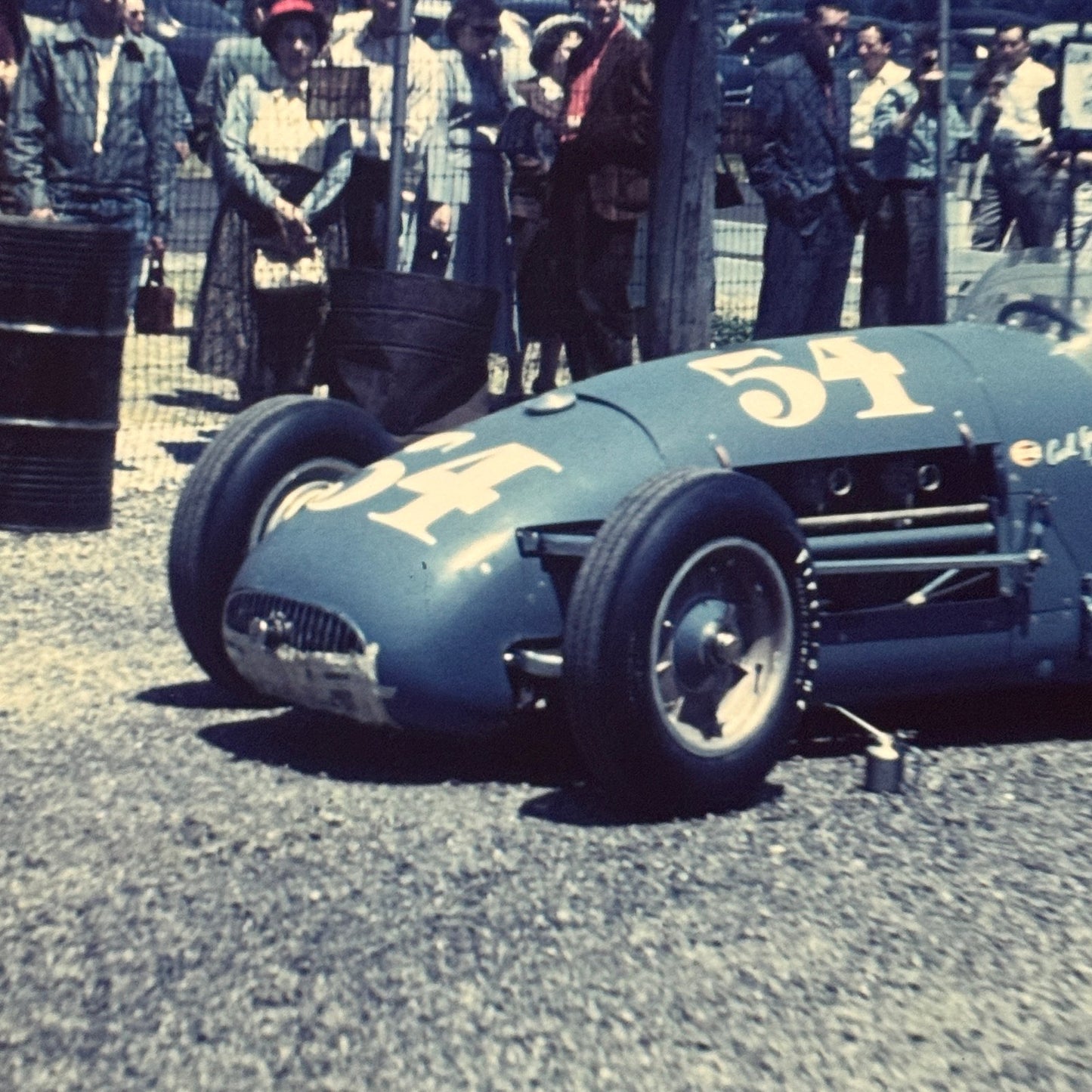 Vintage Racing Photo Photograph Unidentified Car MODERN PRINT