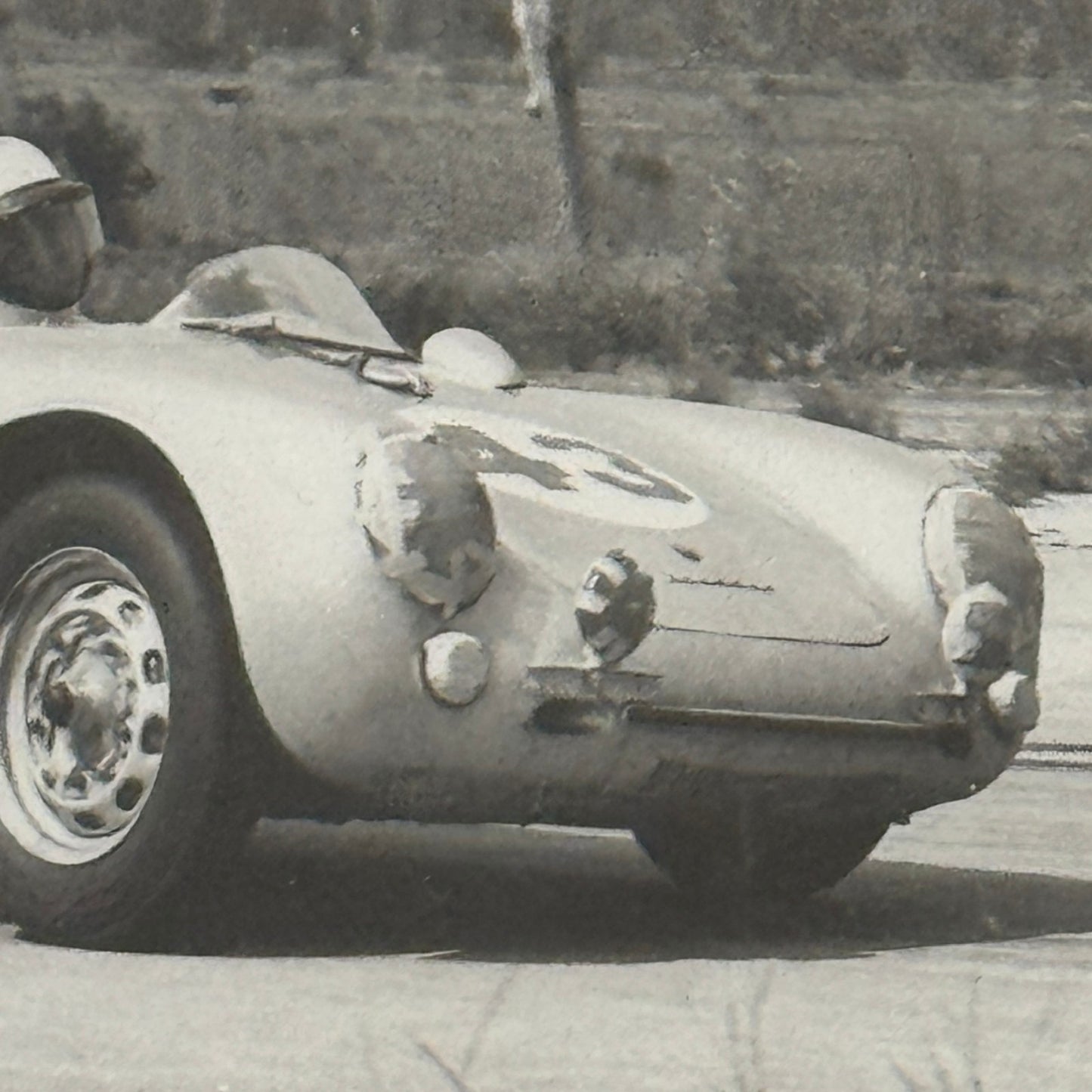 Porsche 550 Spyder Photo Photograph Racing Motorsport MODERN PRINT
