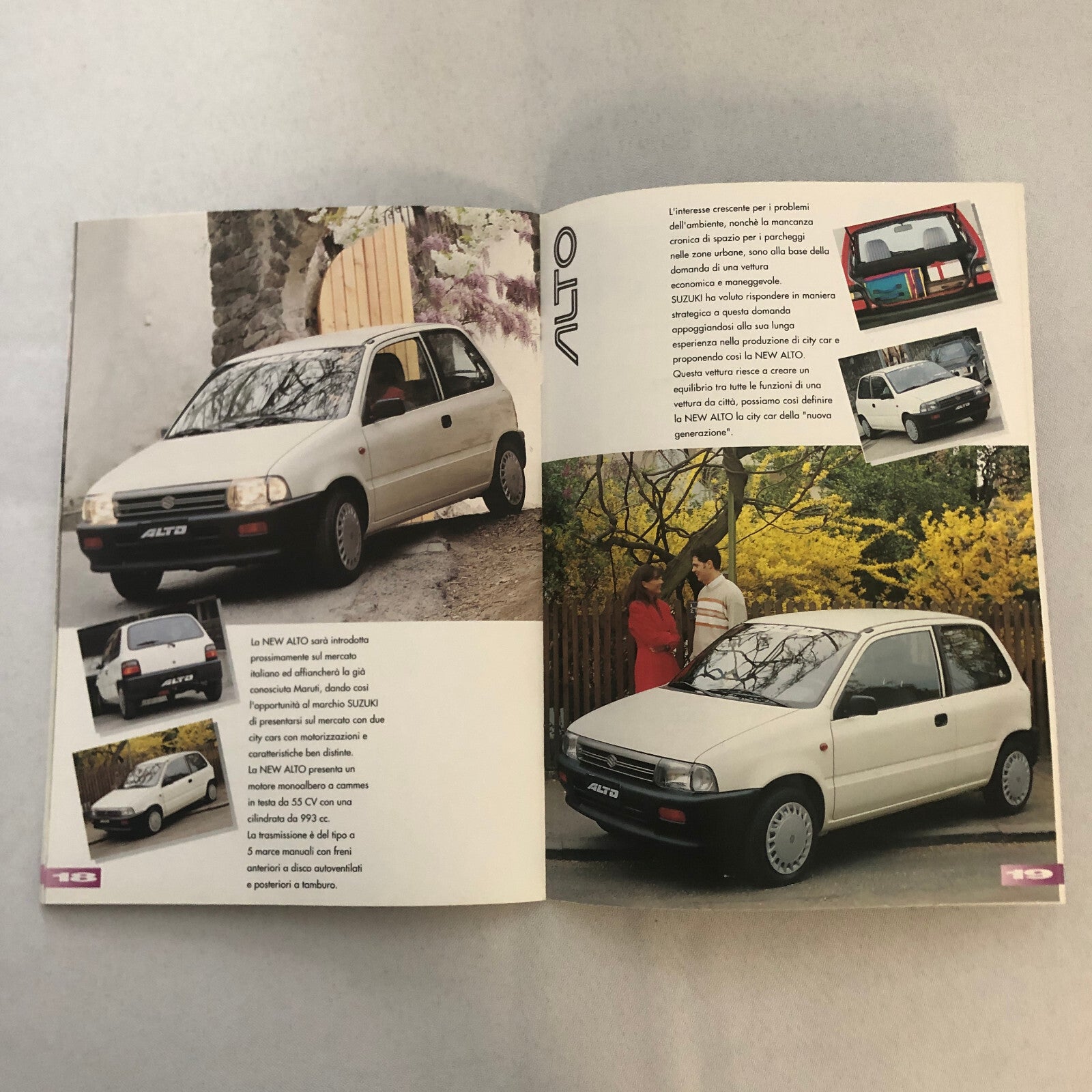 1994 Suzuki Car Sales Brochure Catalog ITALIAN TEXT Samurai Vitara Swift GTI +