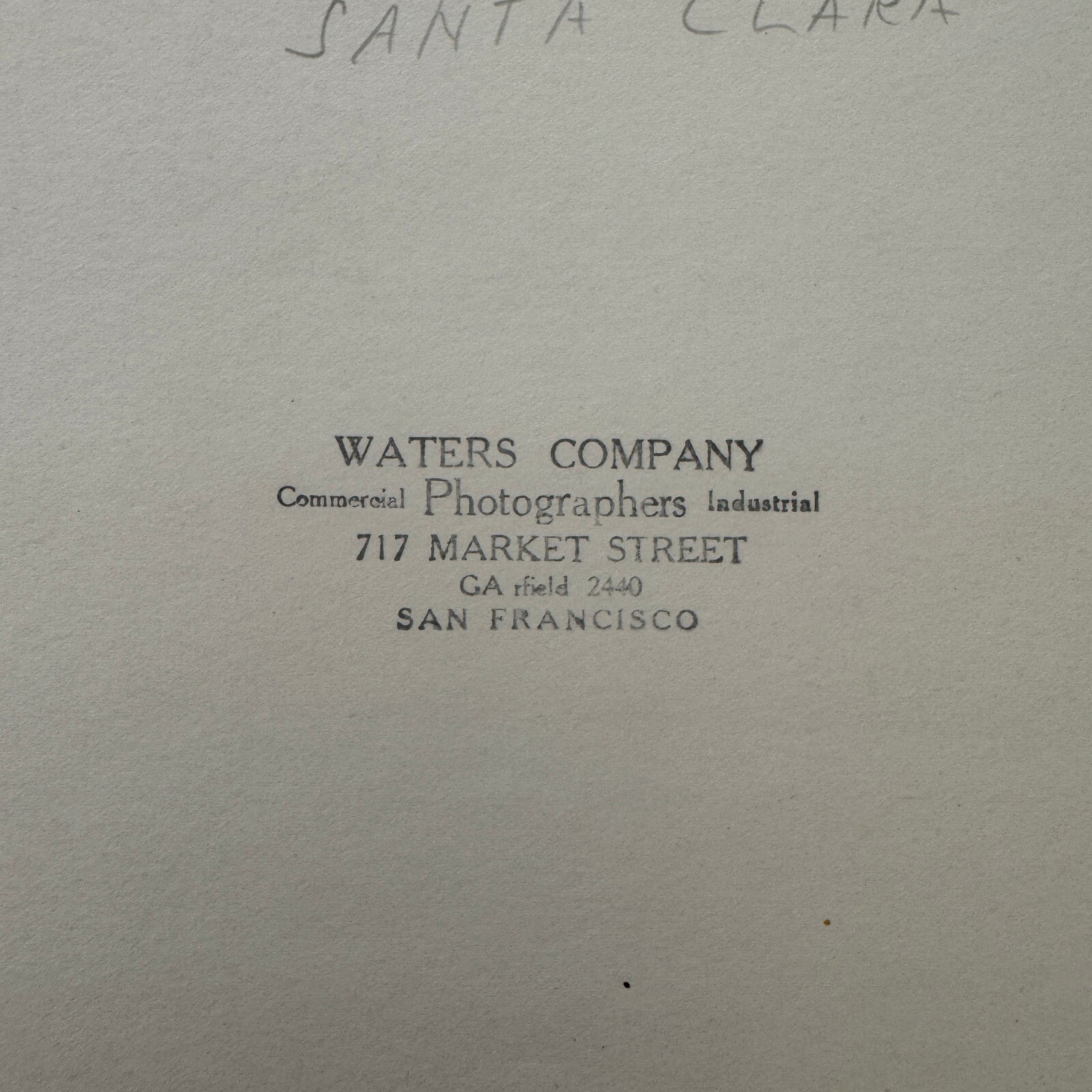 Vintage Ship Boat Photo Photograph Print Santa Clara Waters Company Photo