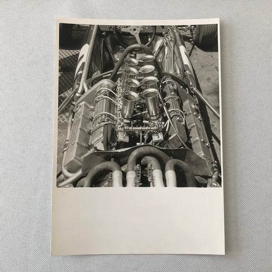Climax Grand Prix Racing Car Engine Motor Photo Photograph Print Gunther Molter
