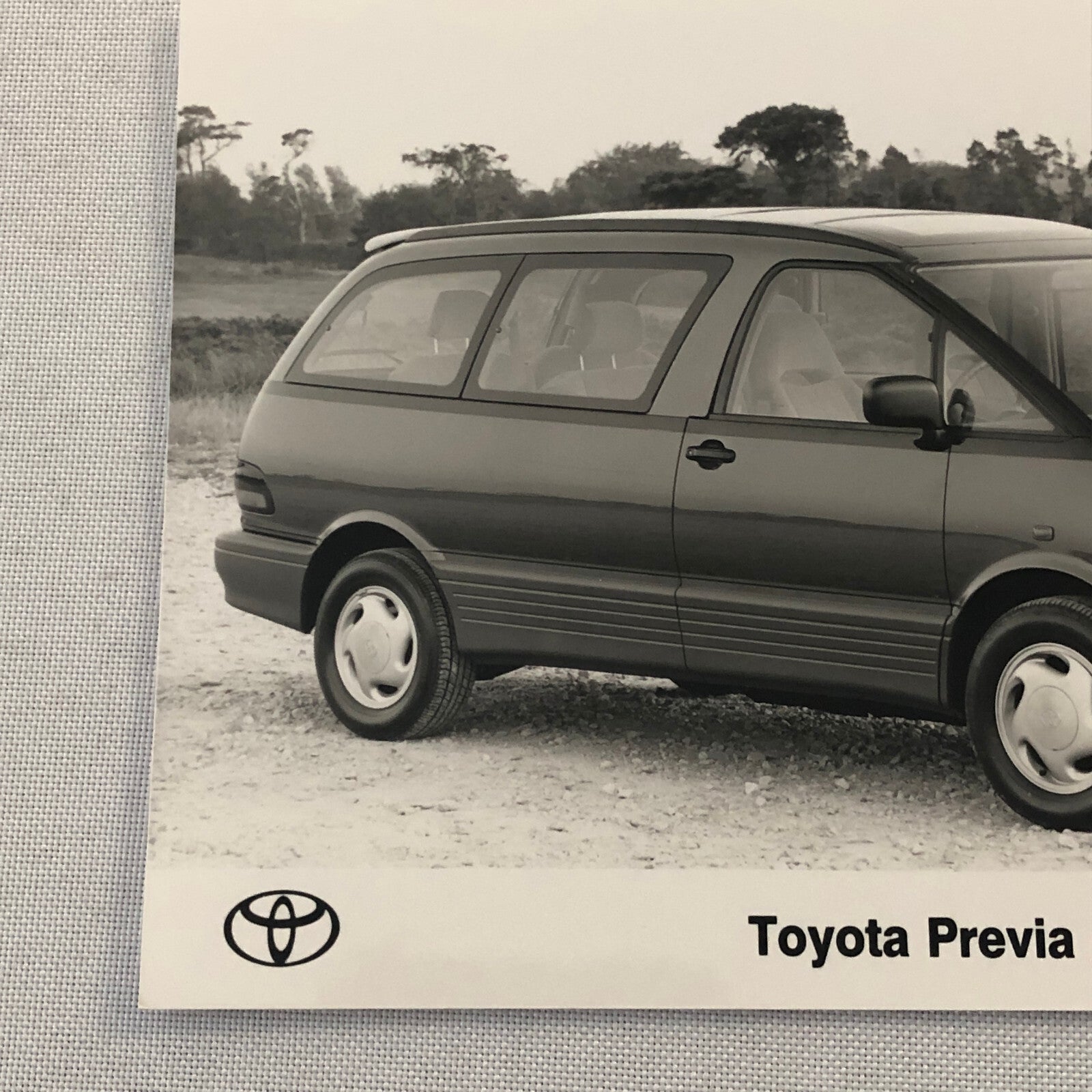 Toyota Previa Van Factory Press Photo Photograph Print