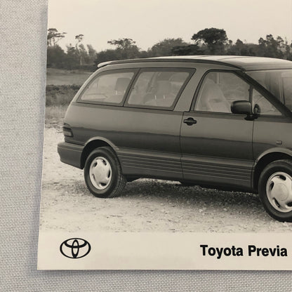 Toyota Previa Van Factory Press Photo Photograph Print
