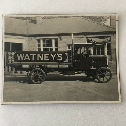 Early Antique Truck Photo Photopgraph Image Watneys