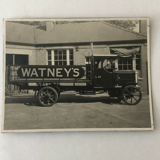 Early Antique Truck Photo Photopgraph Image Watneys