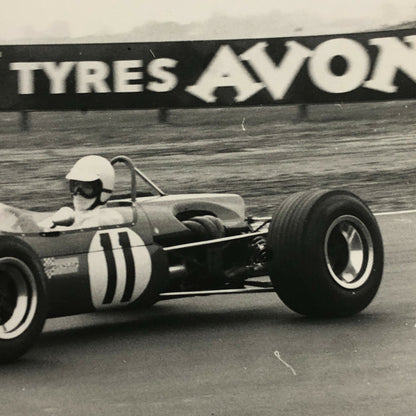 Vintage Racing Photo Driver Photograph BFE Clark Motorsport