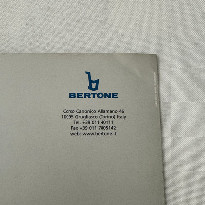 Bertone Klapp Top Folding Convertible Top Sales Brochure BMW 3 Series
