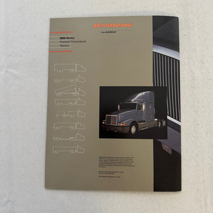 International 9000 Series Truck Sales Brochure Catalog Advertising