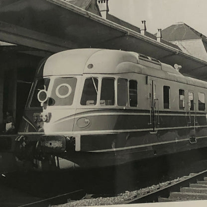 Vintage Renault Train Press Photo Photograph Print Rail Autorail Autorails 