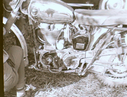 Vintage Motorcycle Racing Photo Motocross Regensdorf Germany Negative Lot