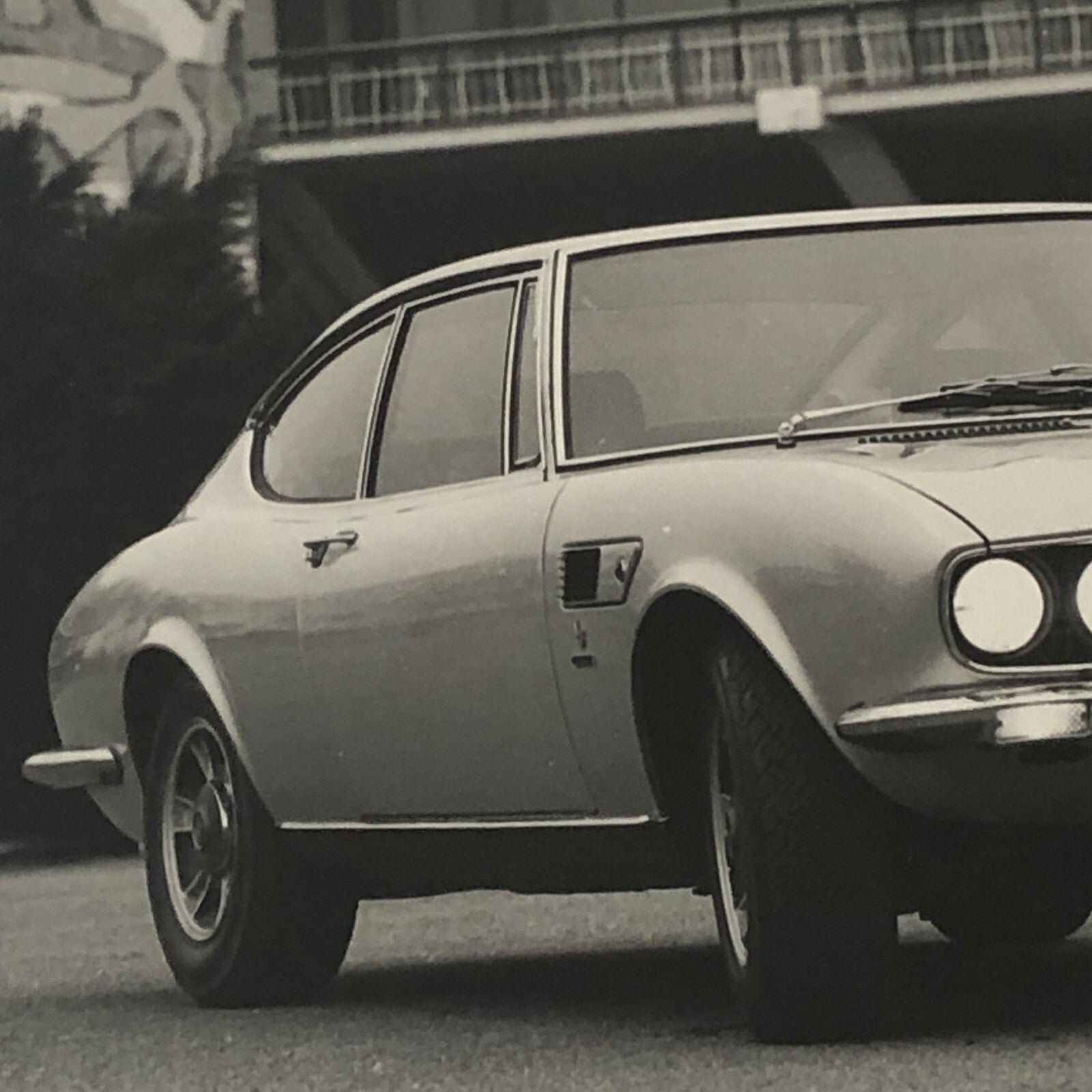 Fiat Dino Coupe Factory Press Photo Photograph 1970