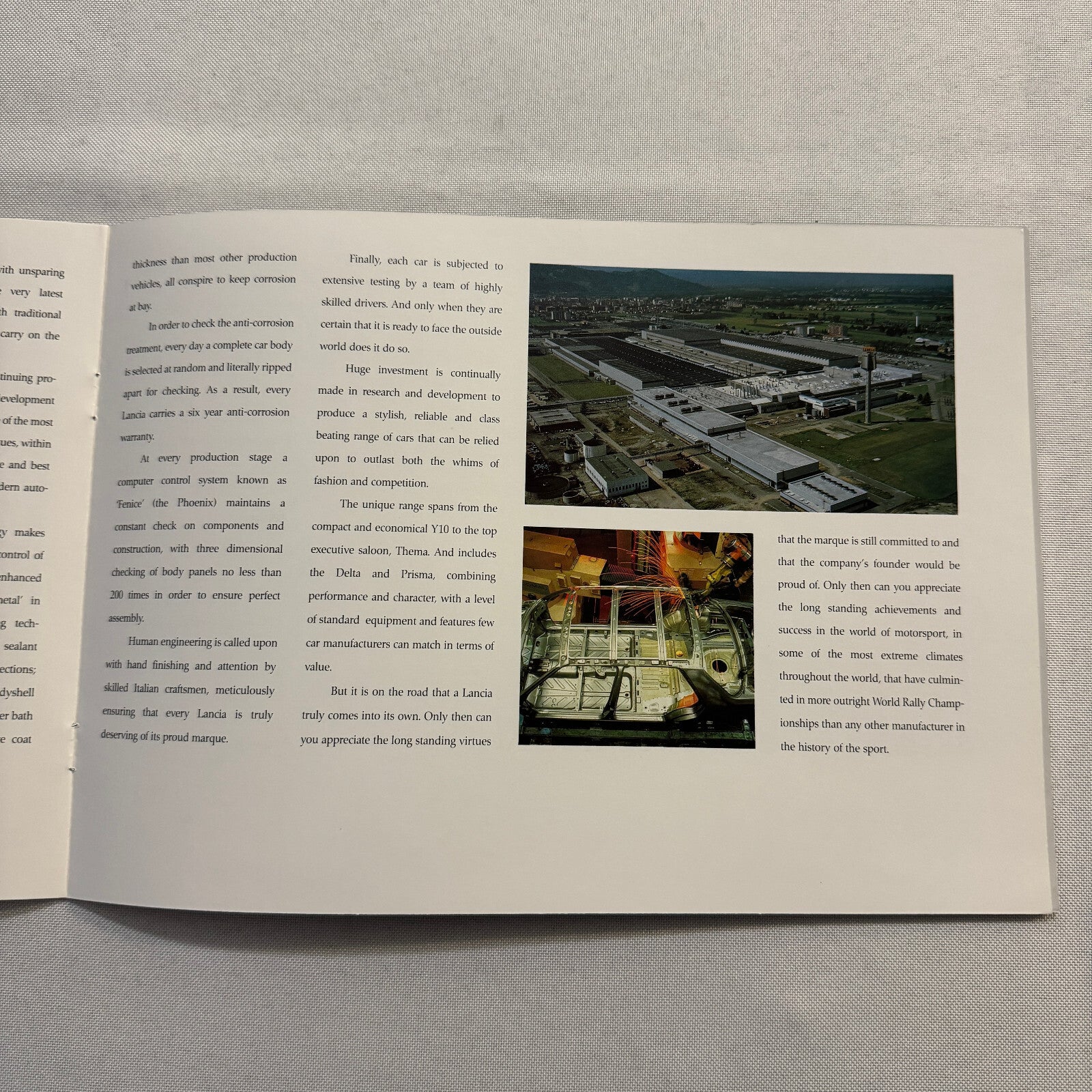 Lancia Prisma Car Sales Brochure Catalog Advertising Prisma Symbol 1600ie