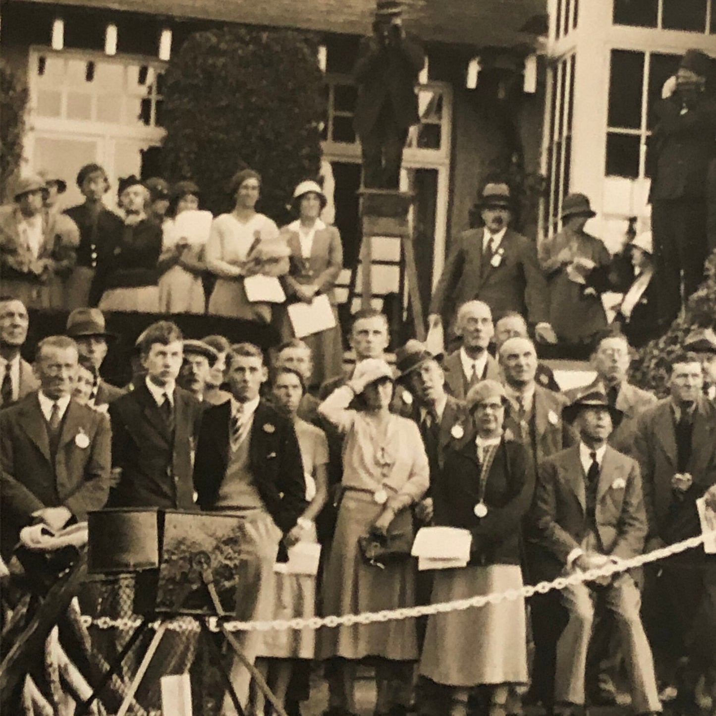 Press Photo Photograph Golf Golfer Tournament Alf Padgham Purley Downs 1933 LNA
