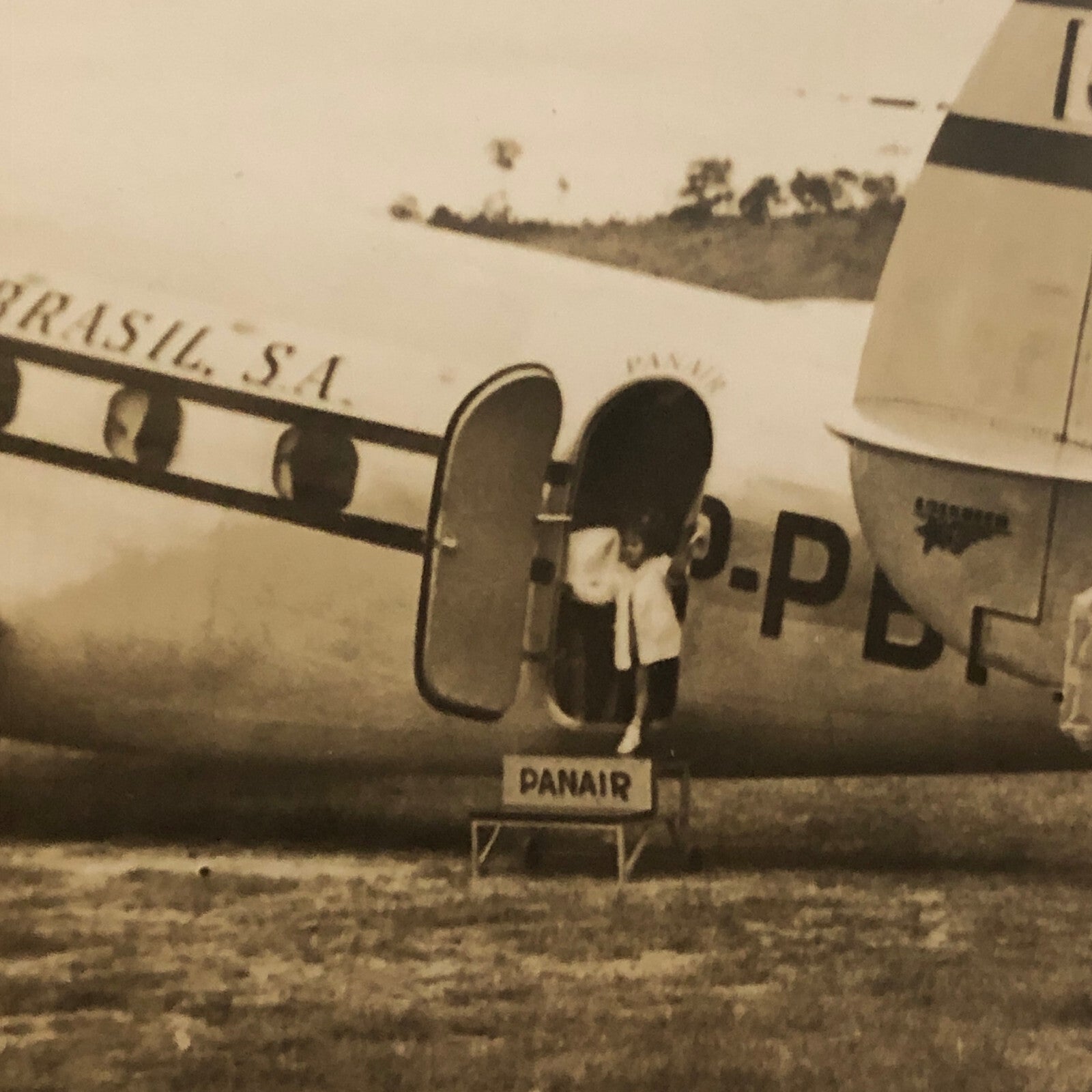 Panair Do Brasil Aircraft Airplane Plane Photo Photograph Brazil Brazilian