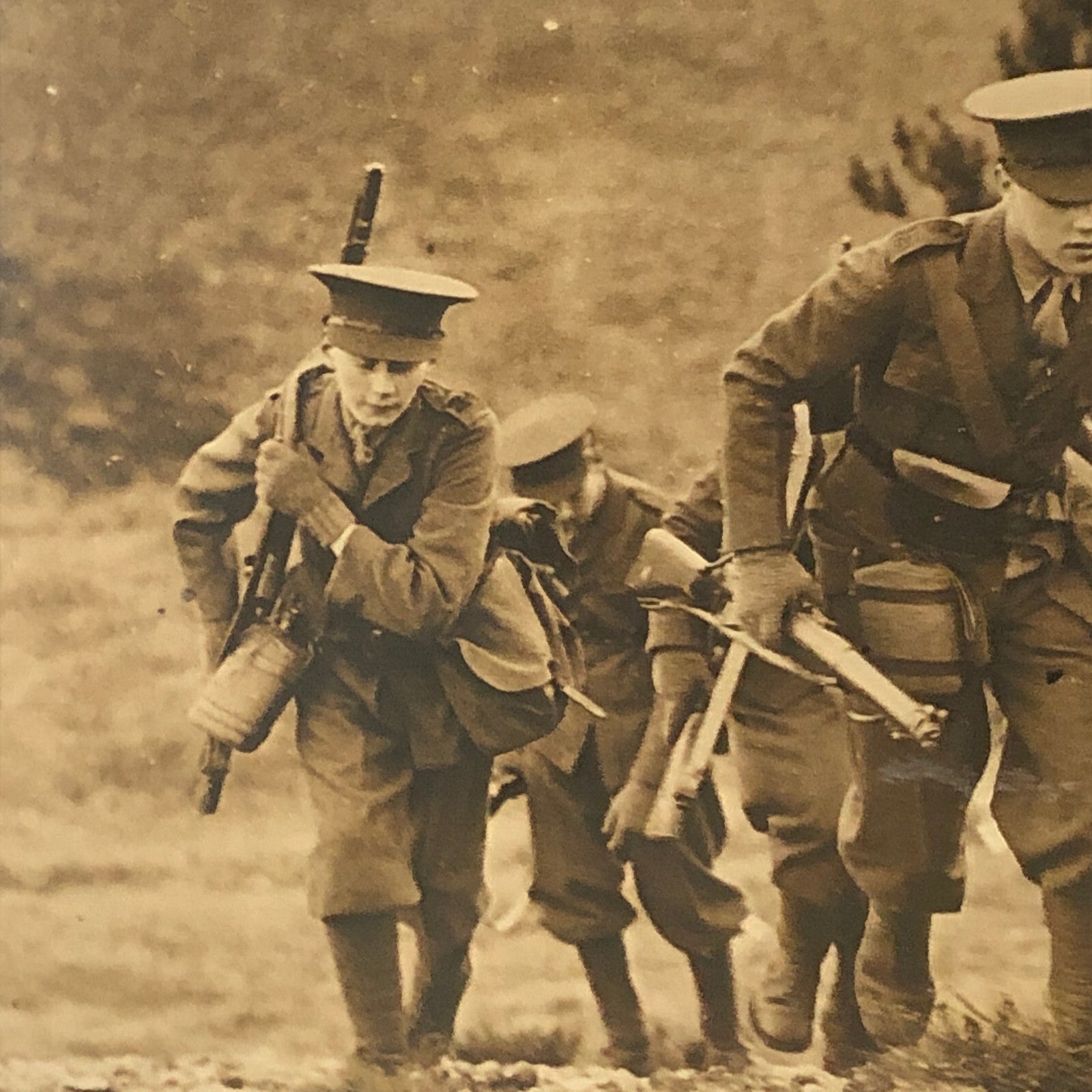 Military Photo Photograph Vintage Harrow School Officer Training UK Vintage