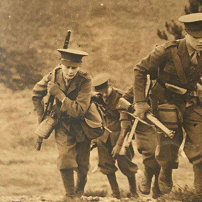 Military Photo Photograph Vintage Harrow School Officer Training UK Vintage