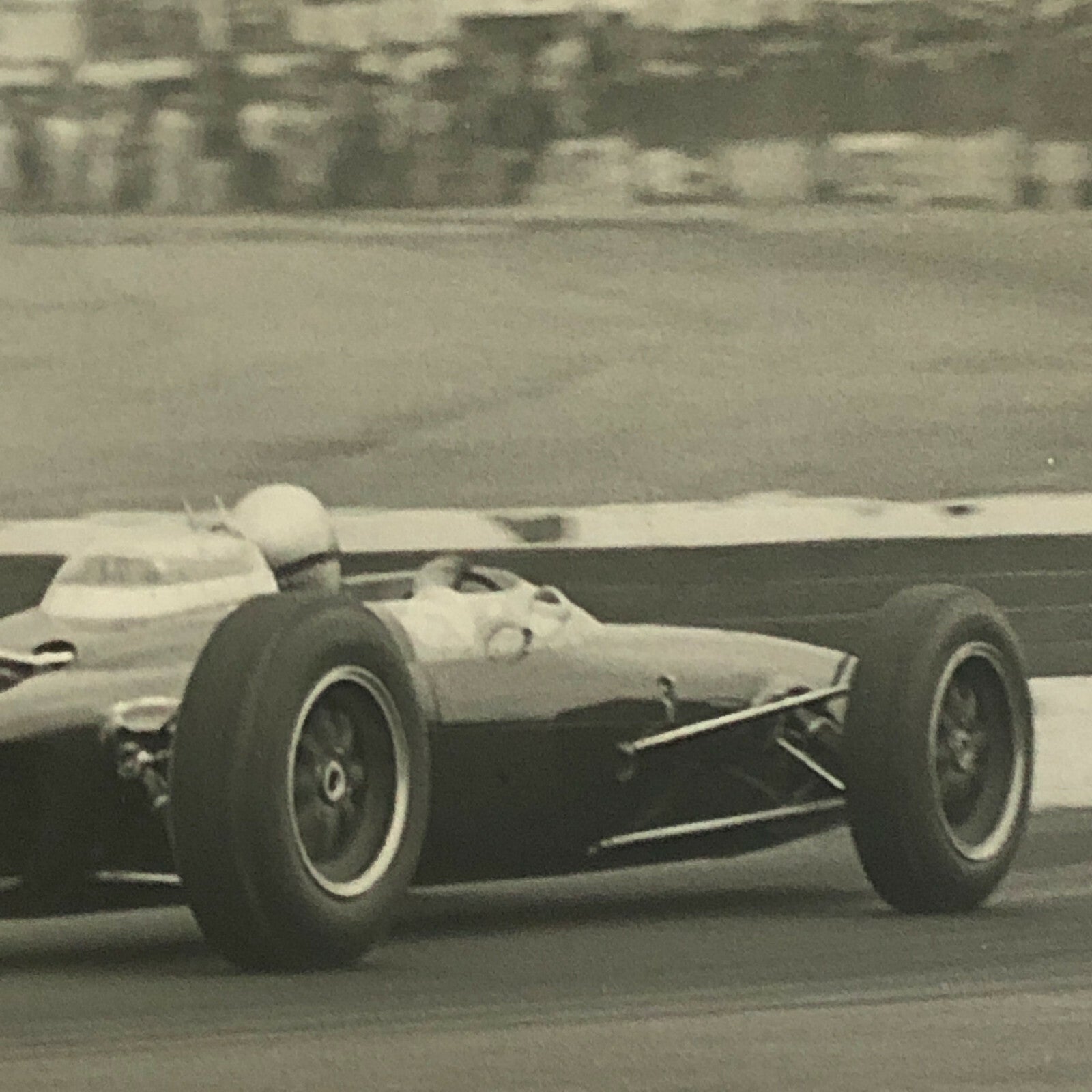 Vintage Racing Car Driver Photo Photograph Print 
