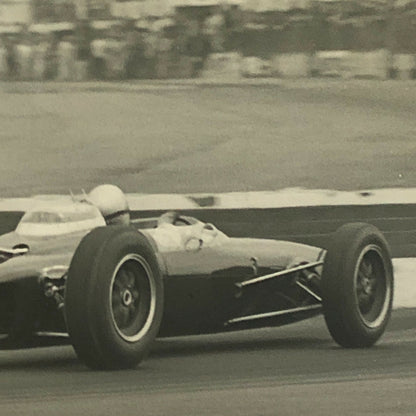 Vintage Racing Car Driver Photo Photograph Print 