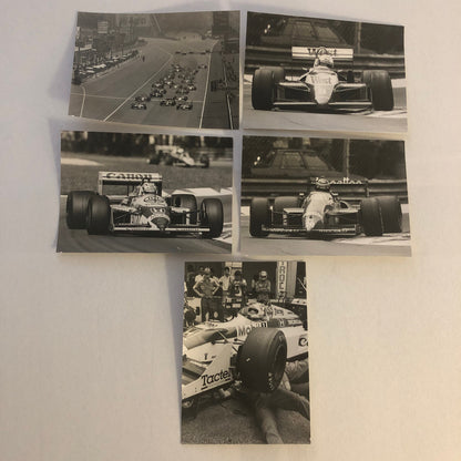 1987 Grand Prix Formula One Racing Photo Lot 17x Ayrton Senna Honda Lotus +