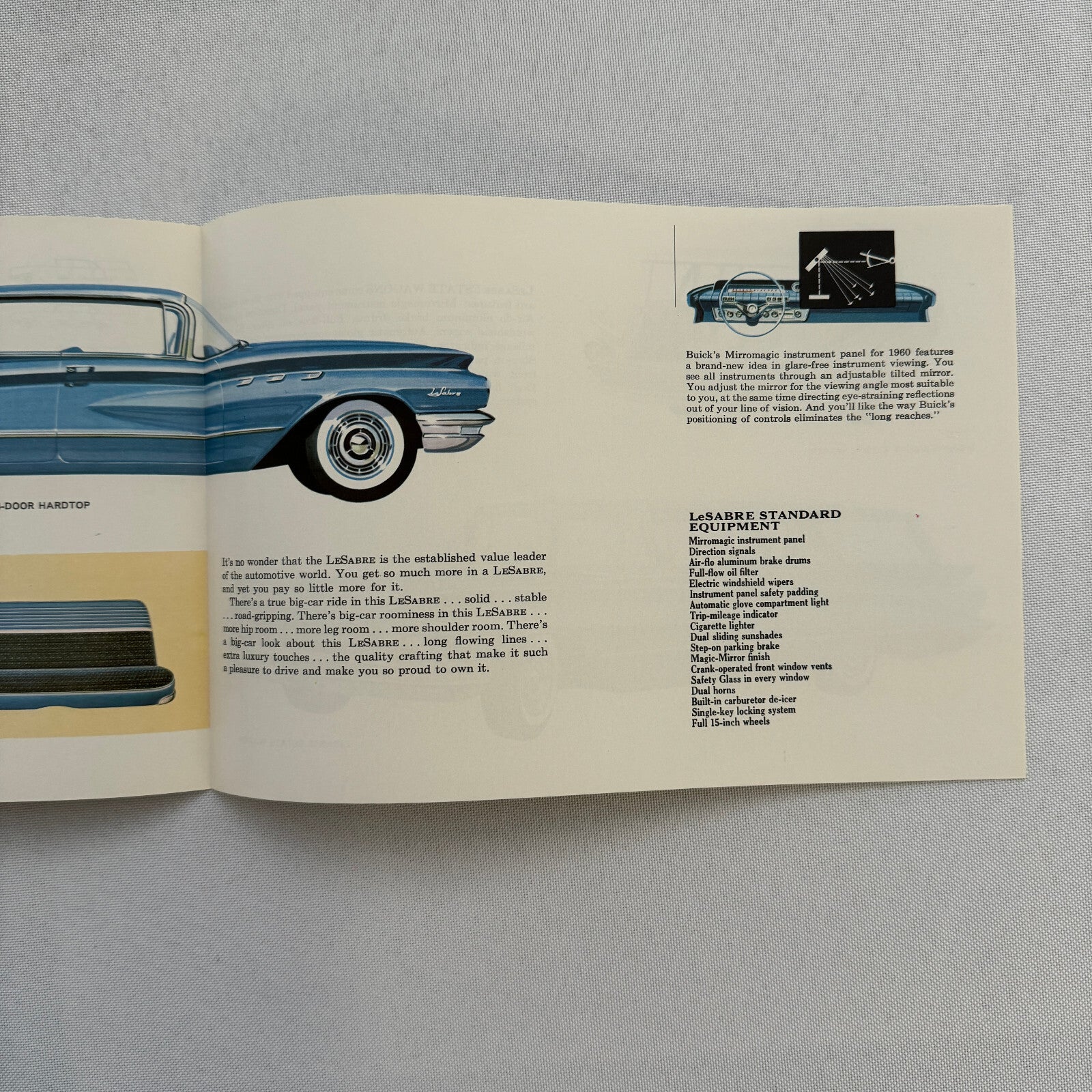 1960 Buick LeSabre Car Sales Brochure Catalog Station Wagon Coupe Convertible