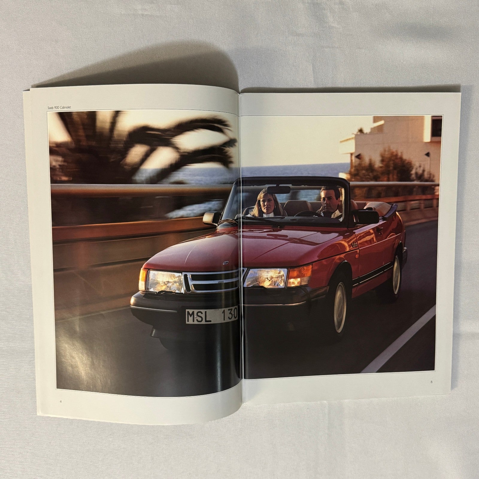 Vintage Saab 900 Car Sales Brochure Catalog 900 Cabriolet 900 Turbo 16S GERMAN