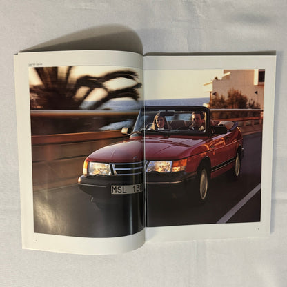 Vintage Saab 900 Car Sales Brochure Catalog 900 Cabriolet 900 Turbo 16S GERMAN