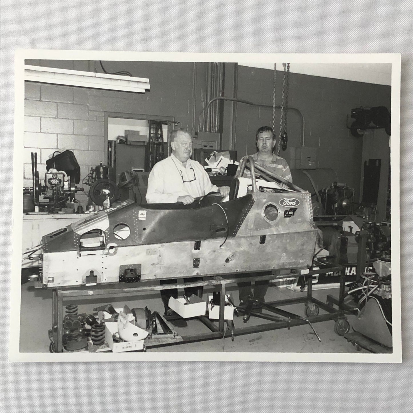 Vintage Indy Indianapolis Racing Photo Photograph Ford Chassis