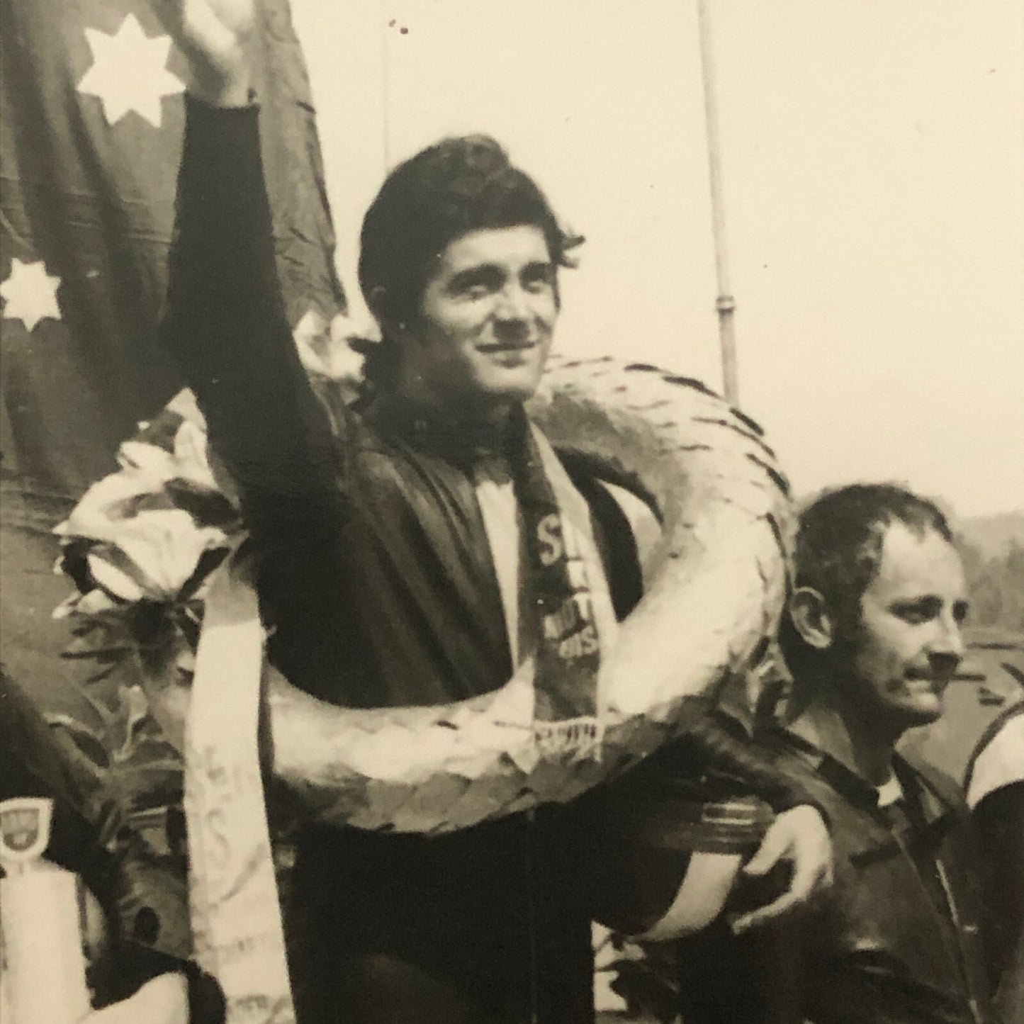 Vintage Motorcycle Racing Photo photograph Germany Race Winner