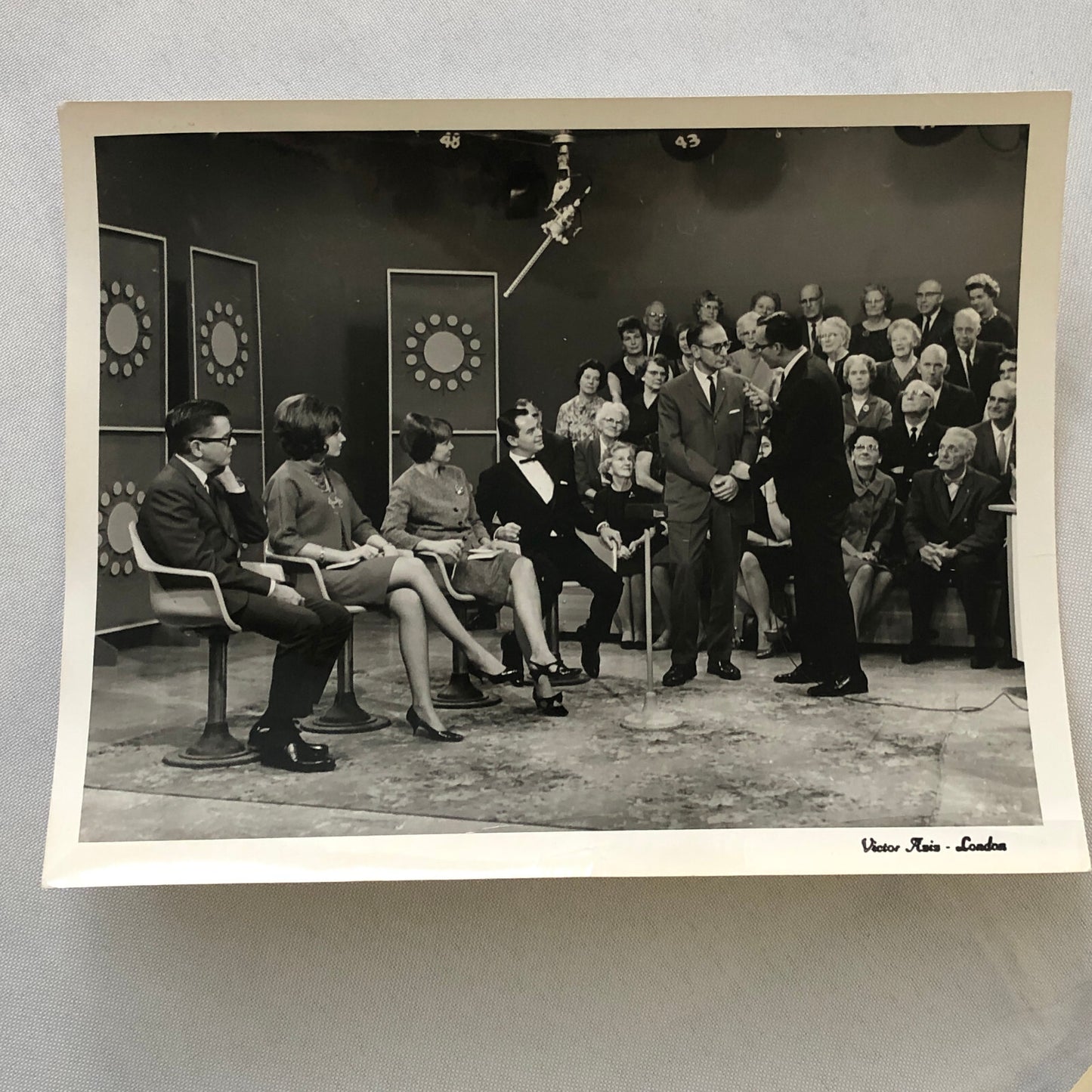 Vintage Photo Photograph Television Studio Show Camera People CFPL Lot of 2