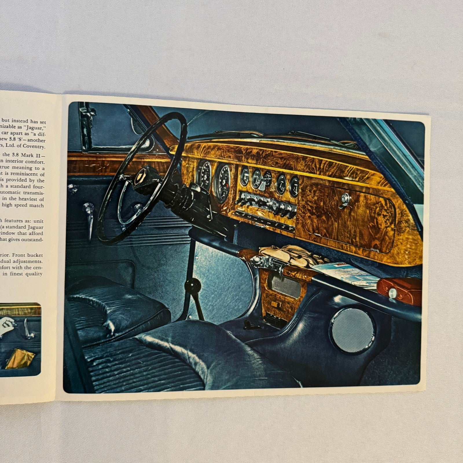 Jaguar 3.8 S Sedan Car Sales Brochure Catalog Advertising Vintage