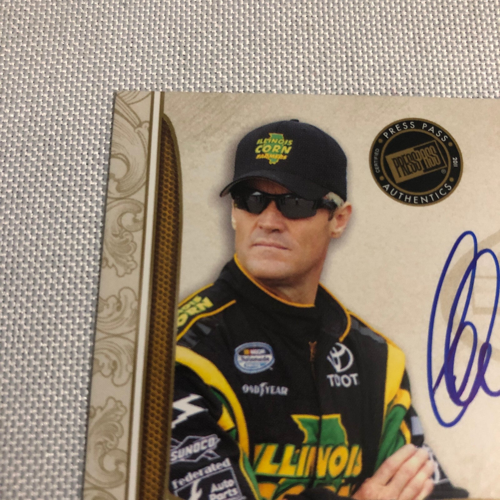 2011 Press Pass Fanfare Autograph Kenny Wallace Signed Signature Auto NASCAR
