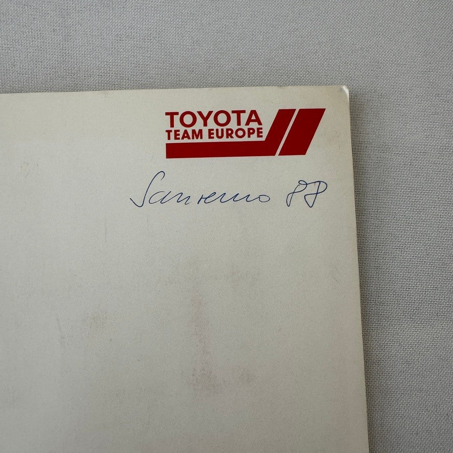 1988 Toyota Celica Rally Rallye Racing Press Kit Motorsport Race Photos Photo