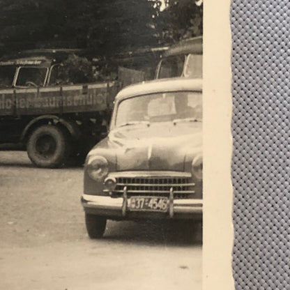 Vintage Photo Photograph Snapshot People with VW Volkswagen Beetle Bug Cars