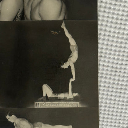 Vintage Circus Acrobat Balancing Act Acrobat Postcard Post Card