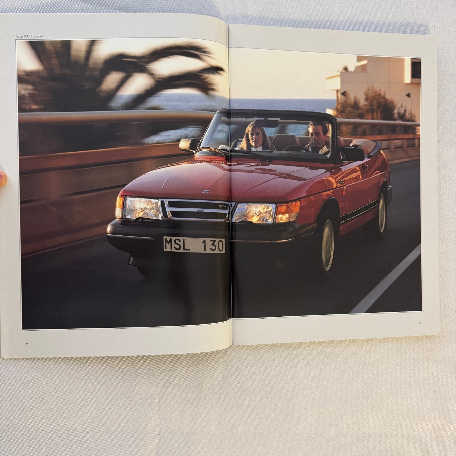 Vintage Saab 900 Car Sales Brochure Catalog 900 Cabriolet 900 Turbo 900i SWEDISH