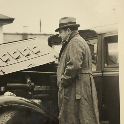 Press Photo Photograph Car Automobile at Service Garage Keystone Underwood