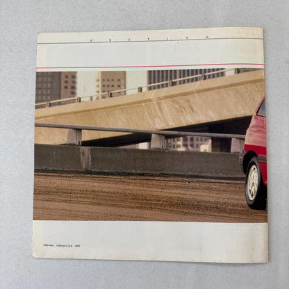 1988 Ford Festiva Car Sales Brochure Catalog Advertising