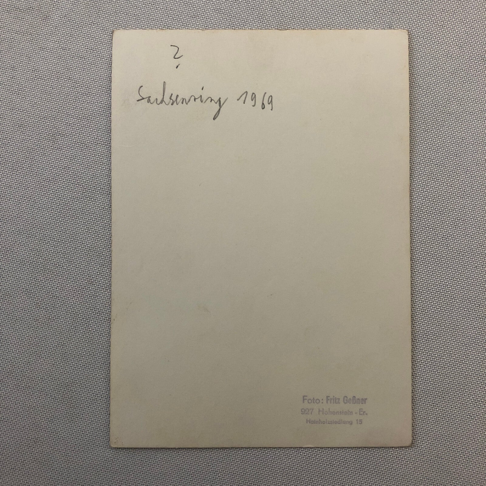 Vintage Motorcycle Racing Photo Photograph 1969 Germany