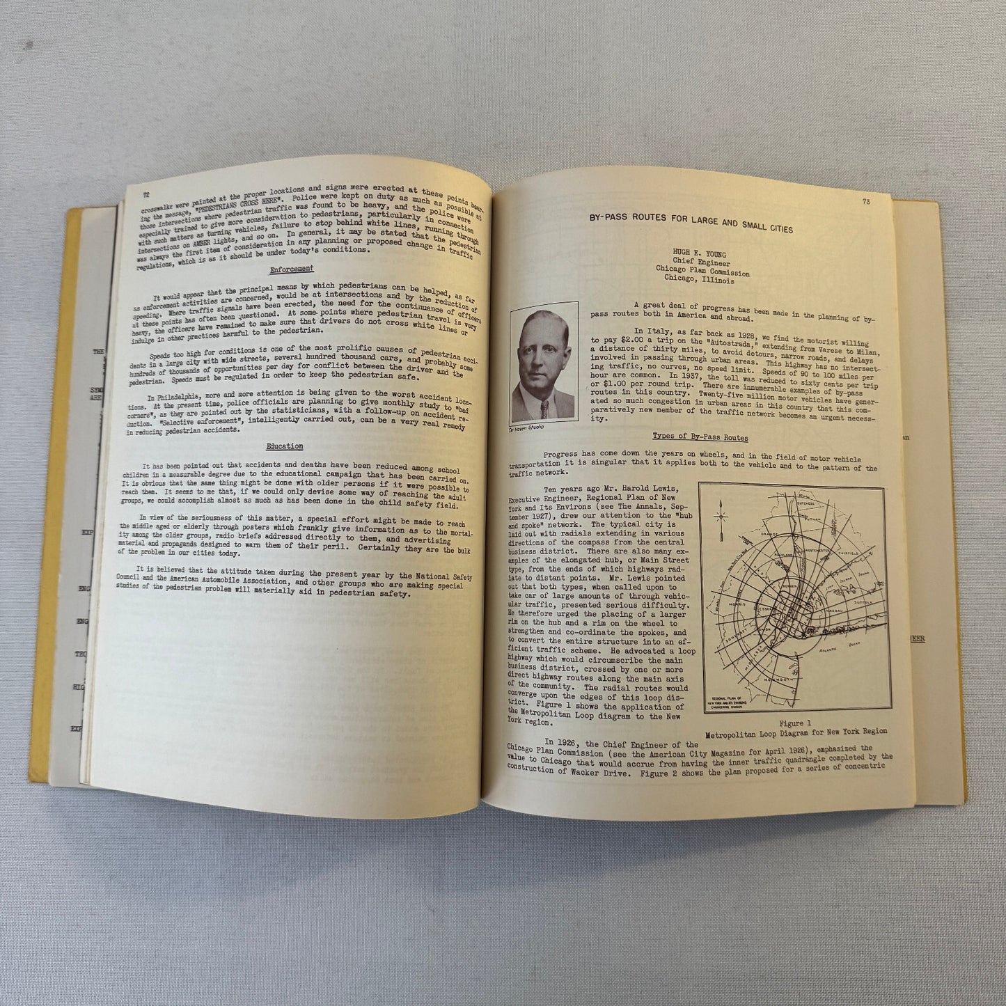 Institute of Traffic Engineers 1937 Urban Planning Book Document Road Building