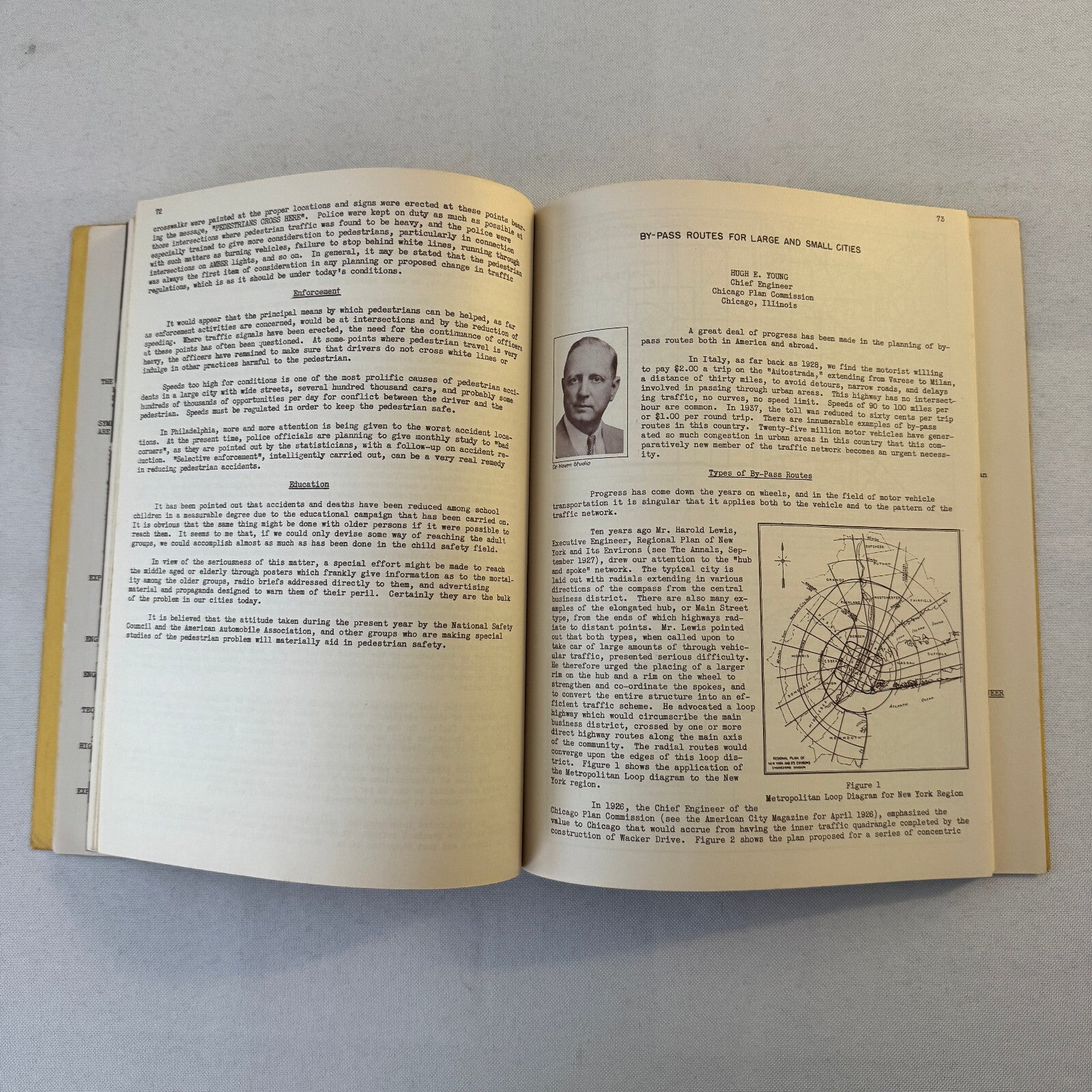 Institute of Traffic Engineers 1937 Urban Planning Book Document Road Building